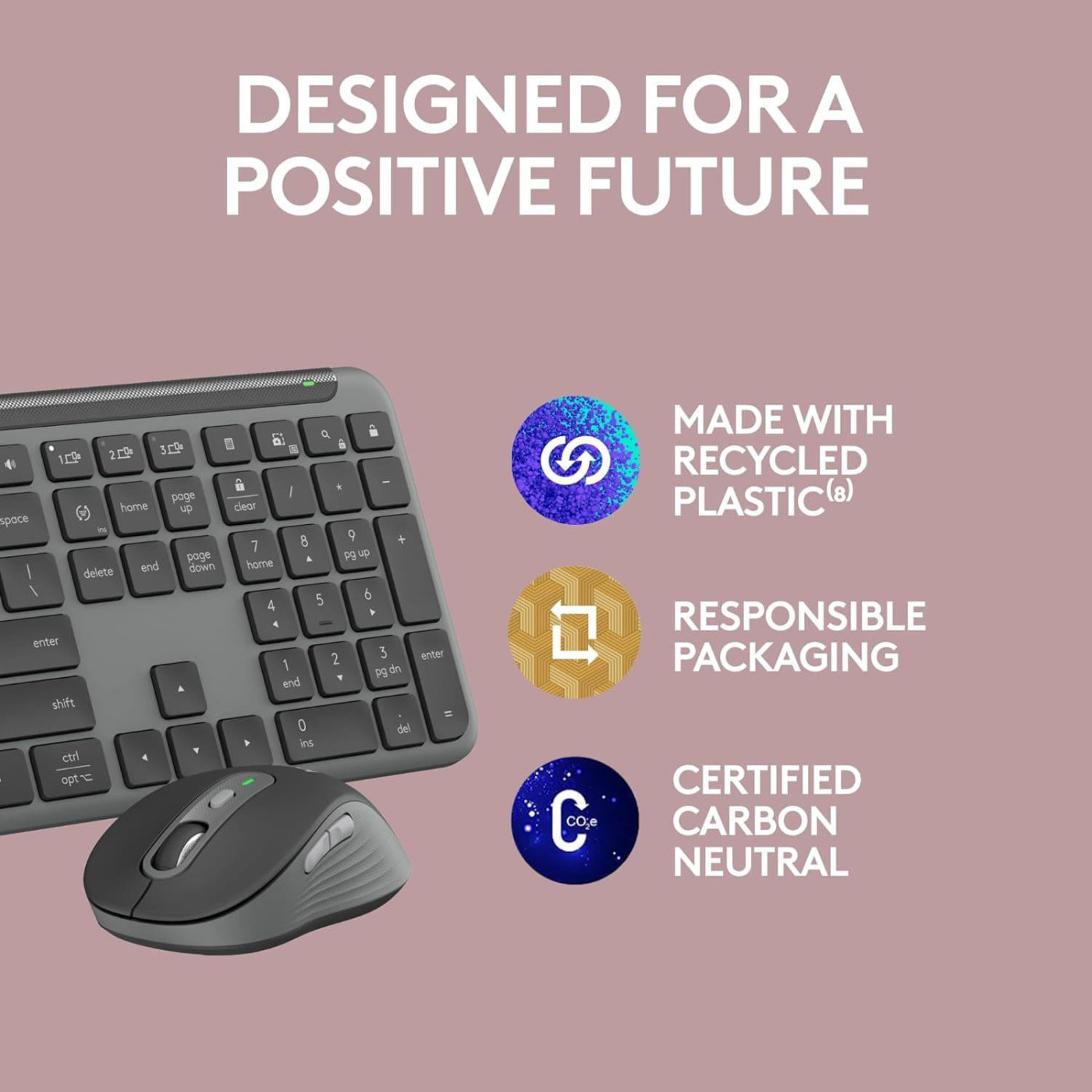 Комплект Logitech Signature MK950 Slim Combo for Business Graphite UA (920-012508)