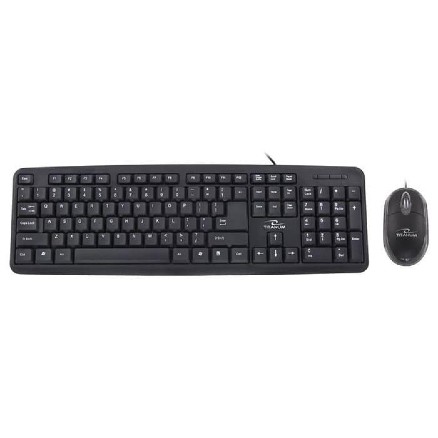 Комплект (клавиатура + мышь) Esperanza TK106 USB Black (TK106UA)