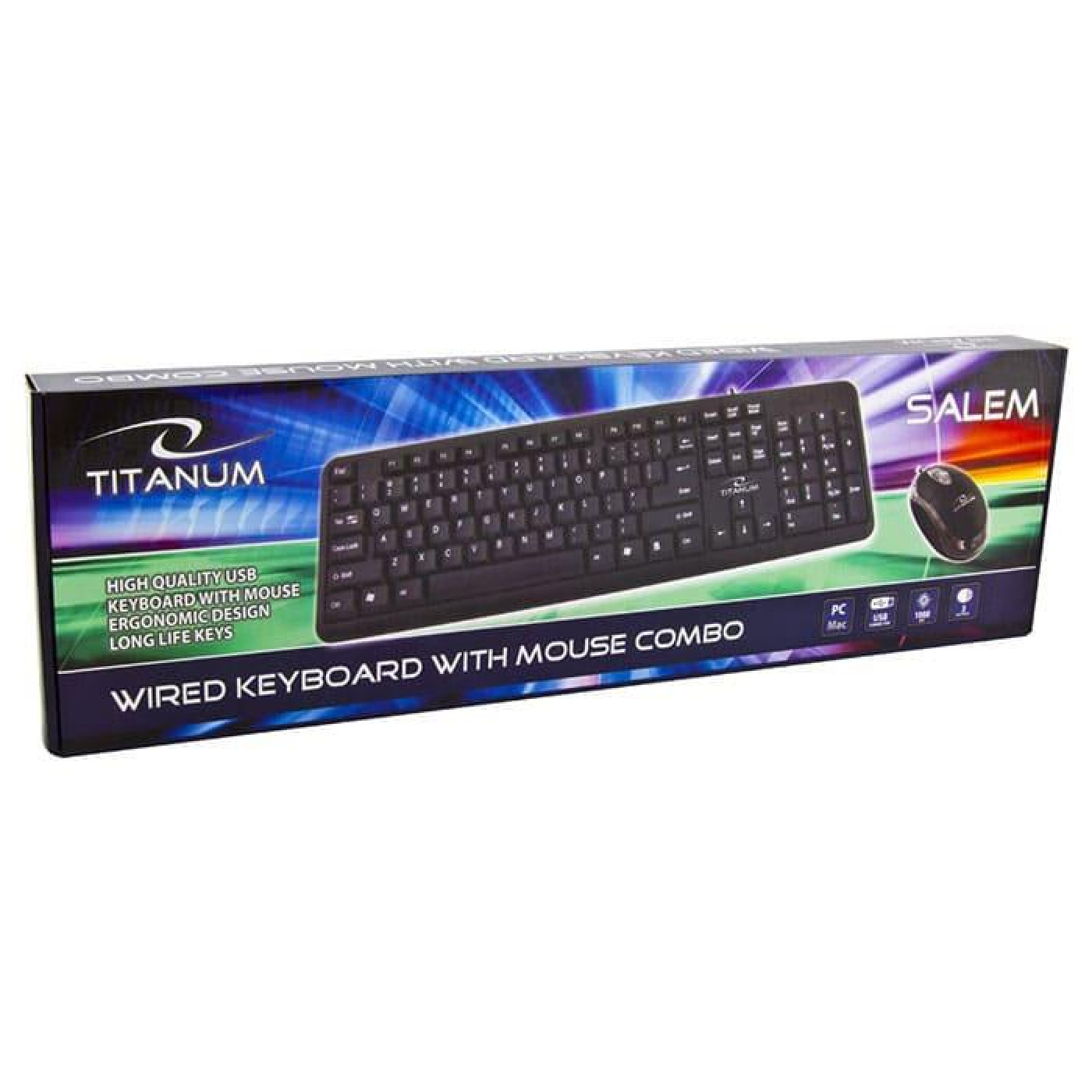 Комплект (клавиатура + мышь) Esperanza TK106 USB Black (TK106UA)