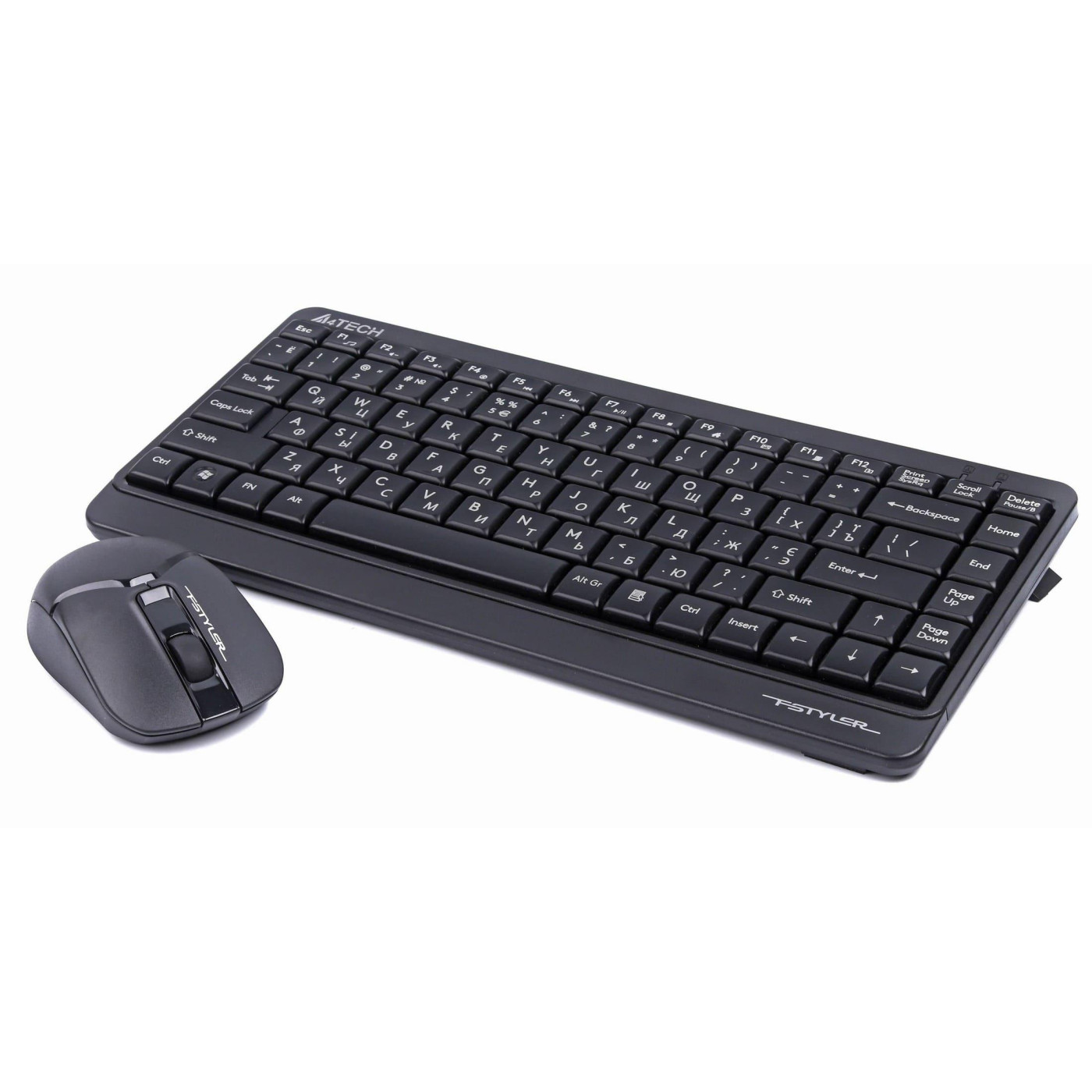 Беспроводной комплект (клавиатура + мышь) A4Tech FG1112 Fstyler Wireless Black (FG1112 (Black))