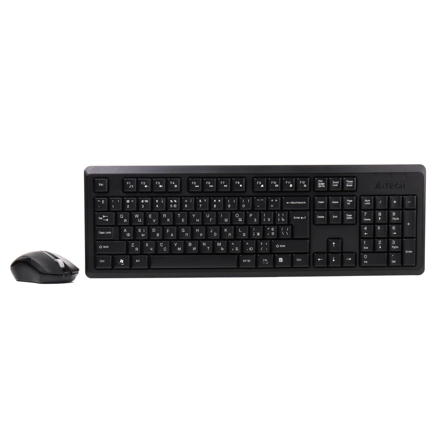 Беспроводной комплект (клавиатура + мышь) A4Tech (4200N Black)