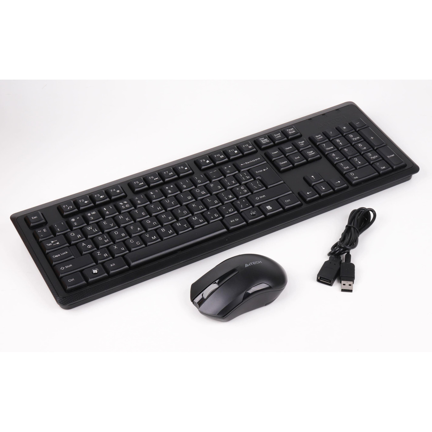 Беспроводной комплект (клавиатура + мышь) A4Tech (4200N Black)