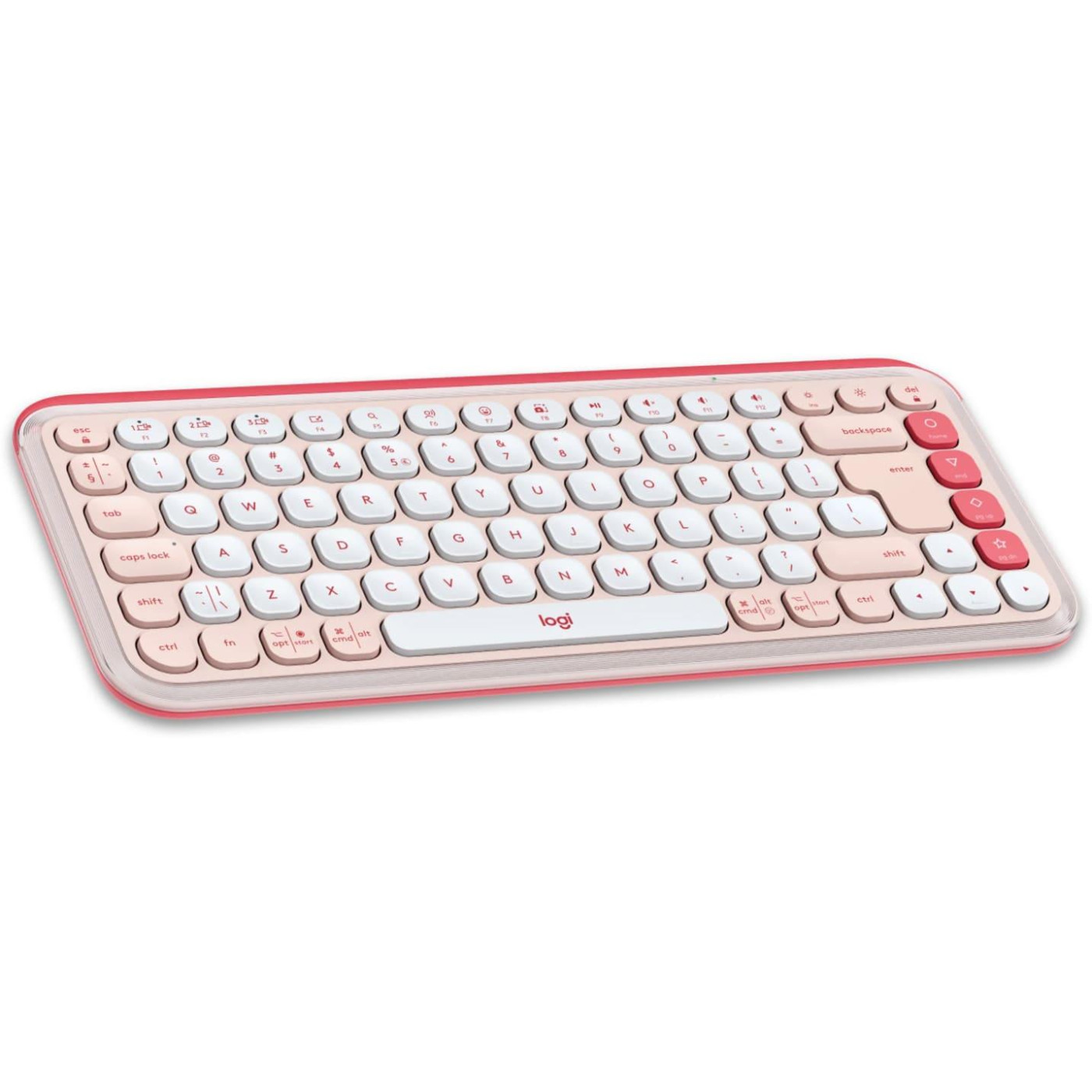Комплект (Клавиатура и мышь) Logitech Pop Icon Combo Rose (920-013142)