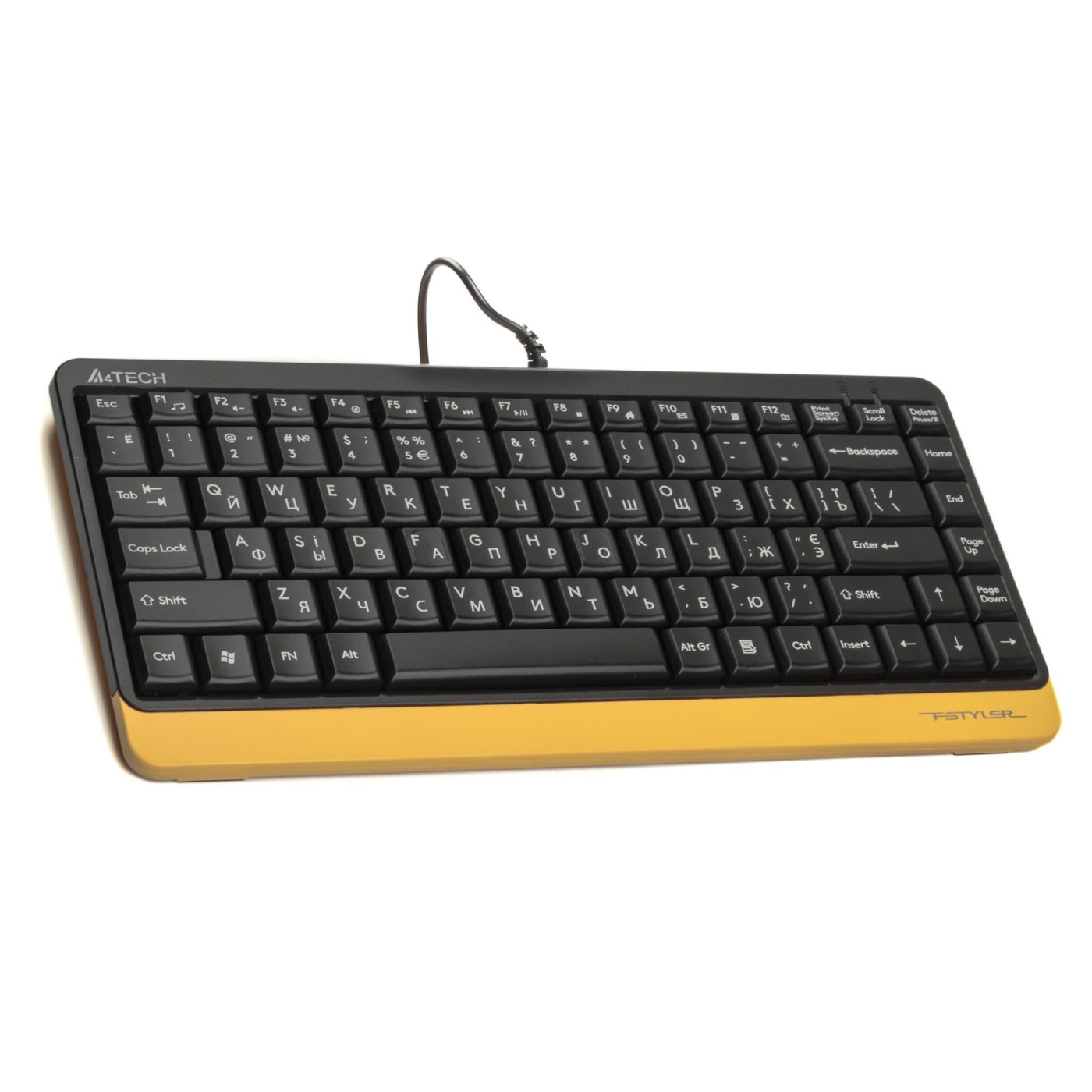 Комплект (Клавіатура та миша) A4Tech F1110 Fstyler USB Black-Yelloy (F1110 (Bumblebee))