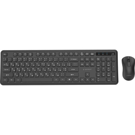 Комплект (Клавіатура та миша) Gembird KBS-WPS-01-CYRL Black (KBS-WPS-01-CYRL)