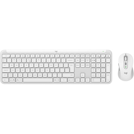 Комплект (Клавиатура и мышь) Logitech MK950 Wireless Off-White (920-012491)