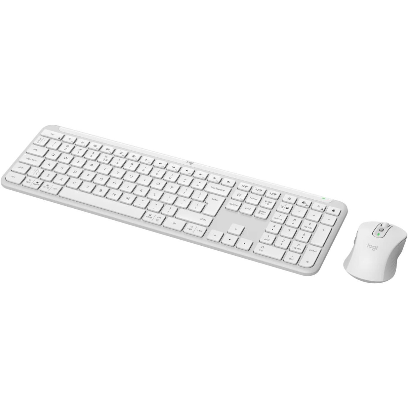 Комплект (Клавиатура и мышь) Logitech MK950 Wireless Off-White (920-012491)