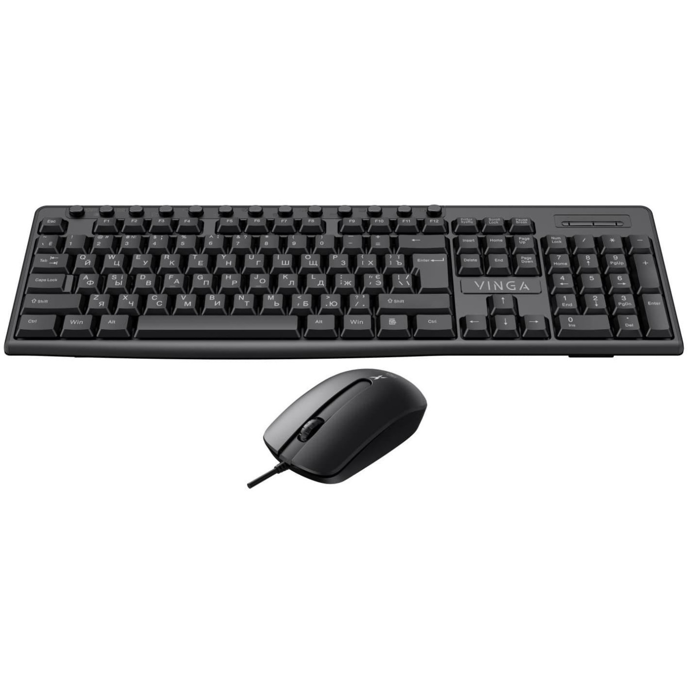 Комплект (клавіатура + миша) Vinga (KBS-300) (KBS-300 Black)