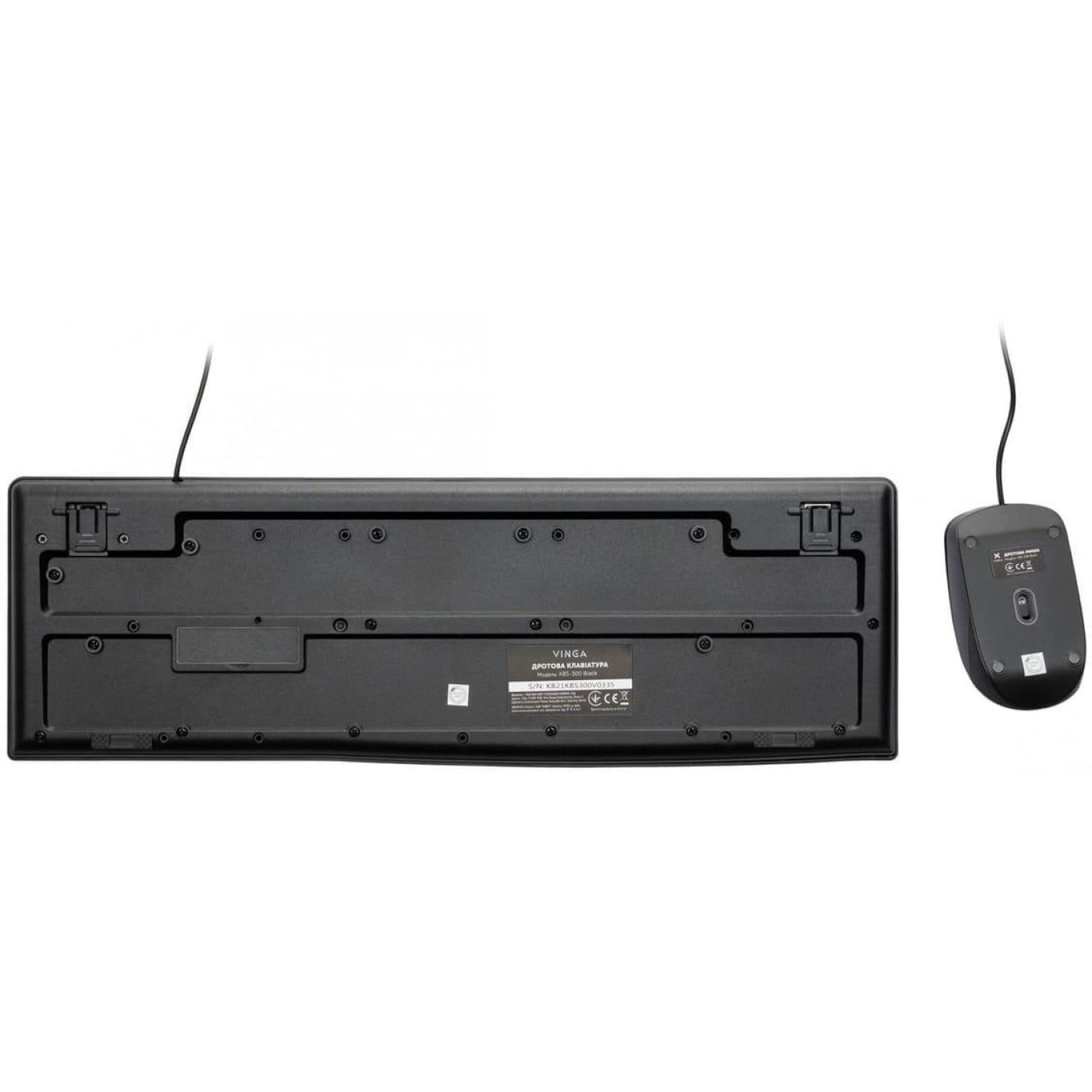 Комплект (клавіатура + миша) Vinga (KBS-300) (KBS-300 Black)