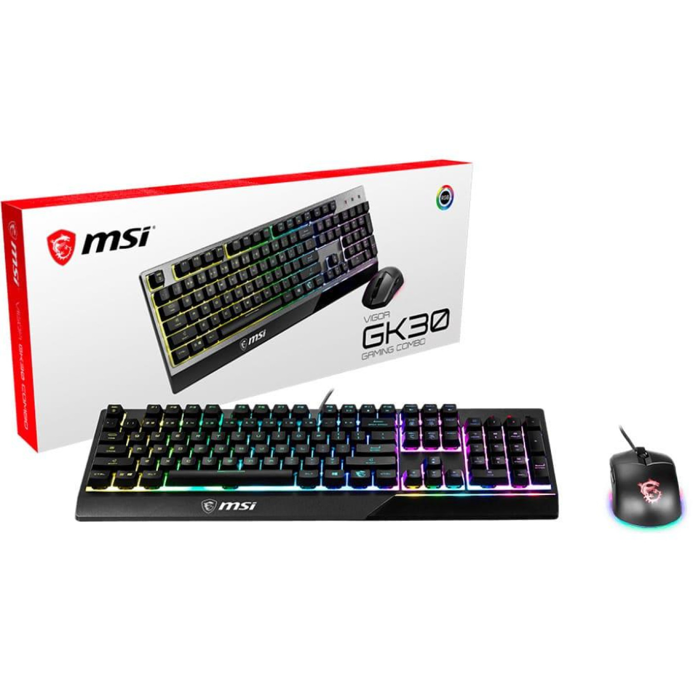Комплект (Клавіатура та Миша) MSI Vigor GK30 COMBO Black UA (S11-04UA212-CLA)