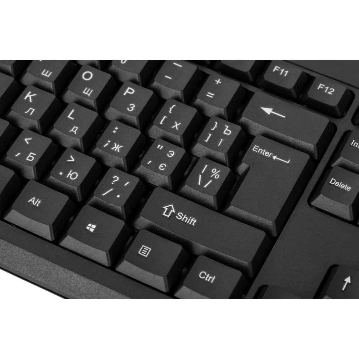 Комплект (клавиатура + мышь) 2E MK401 USB Black (2E-MK401UB)