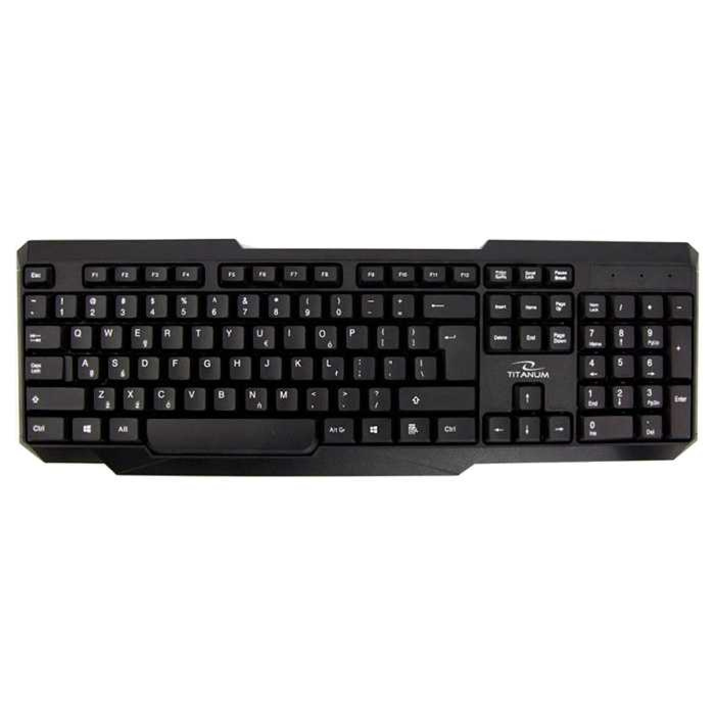 Комплект (клавиатура + мышь) Esperanza Titanum Memphis Black USB (TK108UA)