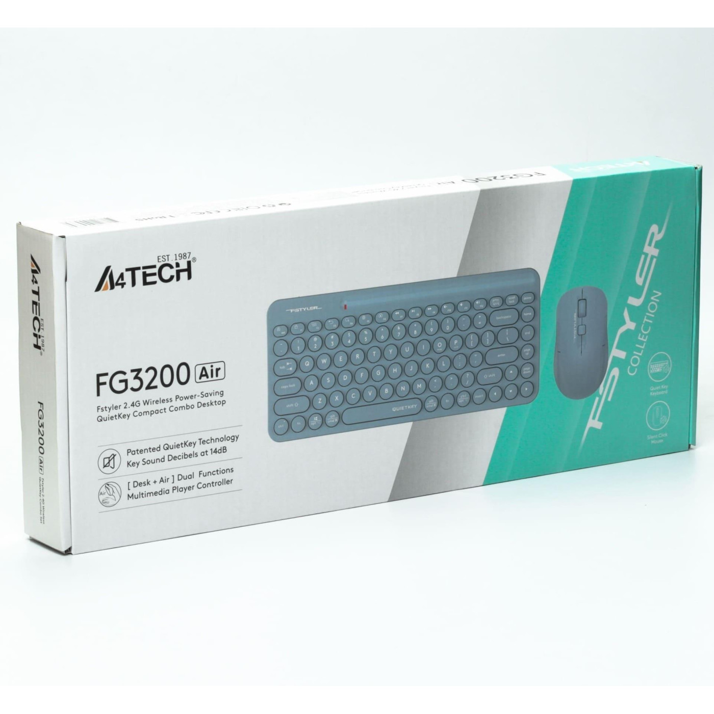 Комплект (Клавиатура та Миша) A4Tech FG3200 Air Wireless Blue