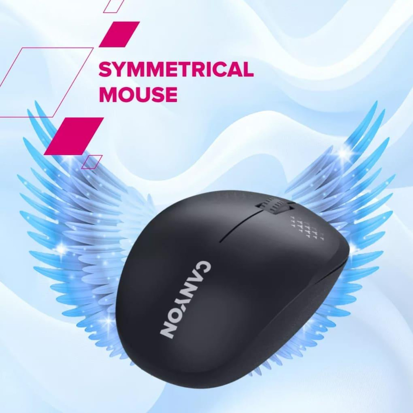 Комплект (Клавіатура та миша) CANYON SET-W01 Keyboard+Mouse Wireless Black