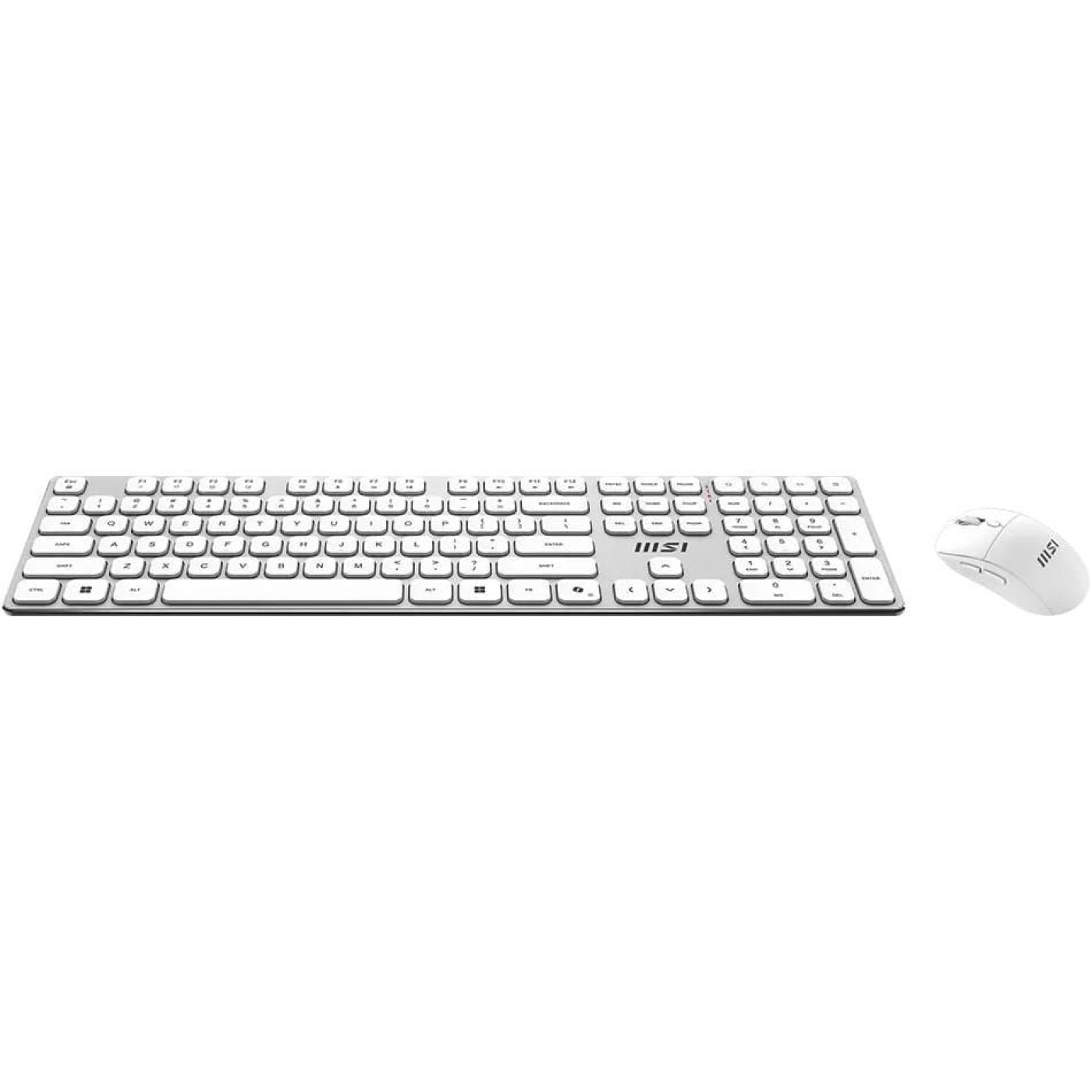 Комплект (Клавиатура и мышь) MSI FORGE K210 W COMBO White UA Wireless (S11-43UA205-Y92)