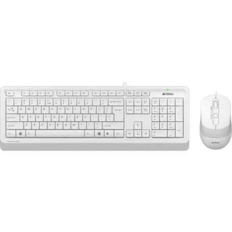 Комплект (Клавіатура та миша) A4Tech F1010 Fstyler USB White (F1010 (White))