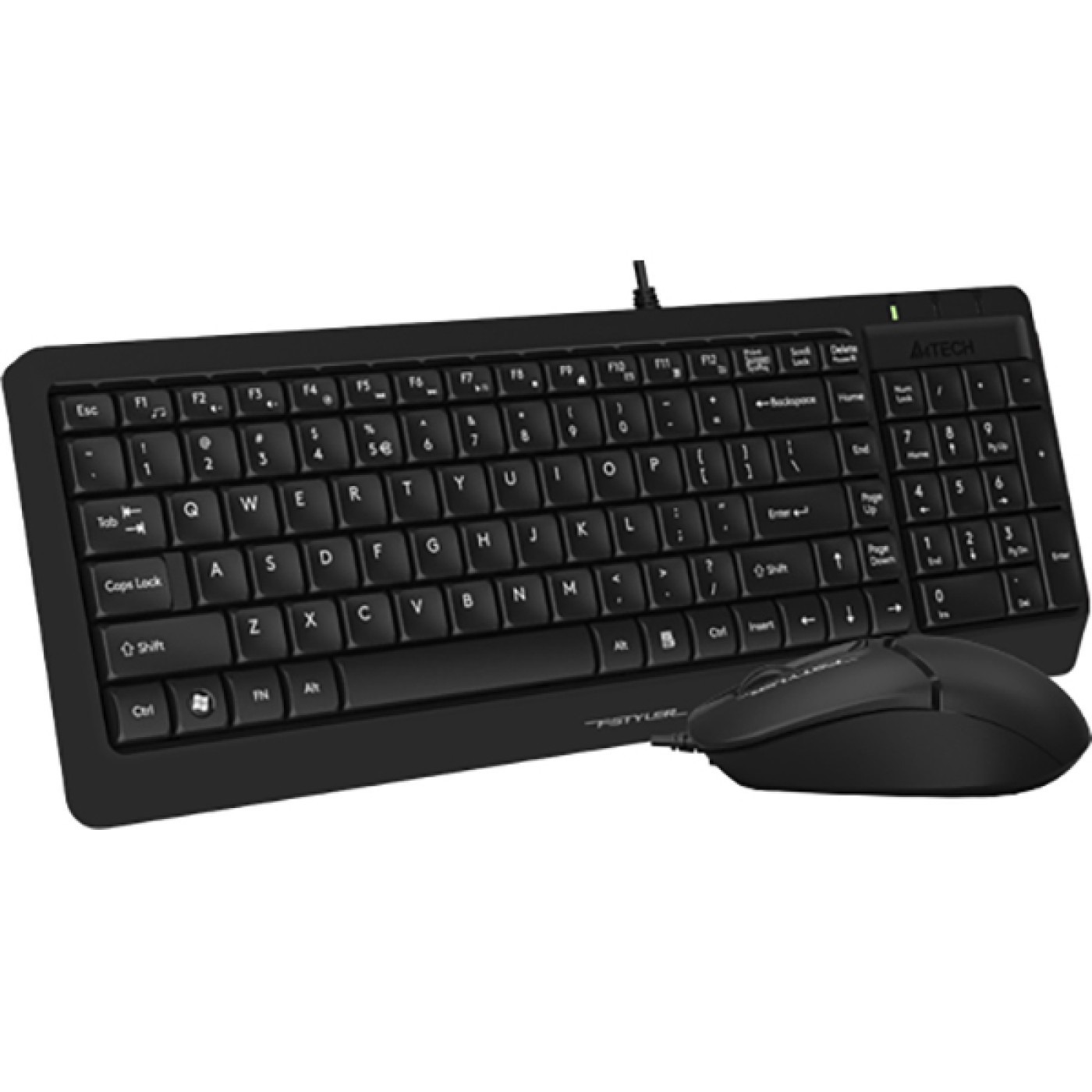 Комплект (Клавіатура та миша) A4Tech F1512 Fstyler USB Black (F1512 (Black))