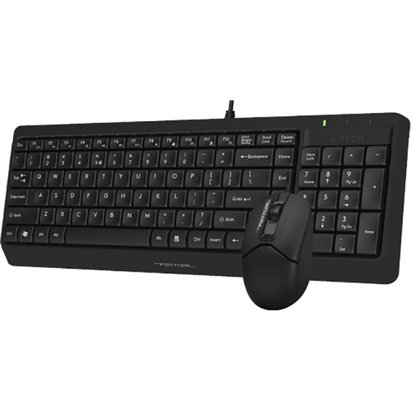 Комплект (Клавіатура та миша) A4Tech F1512 Fstyler USB Black (F1512 (Black))