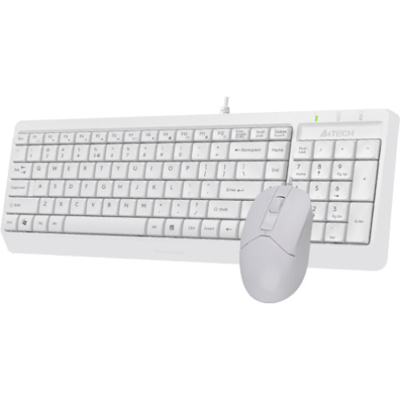 Комплект (Клавіатура та миша) A4Tech F1512 Fstyler USB White (F1512 (White))
