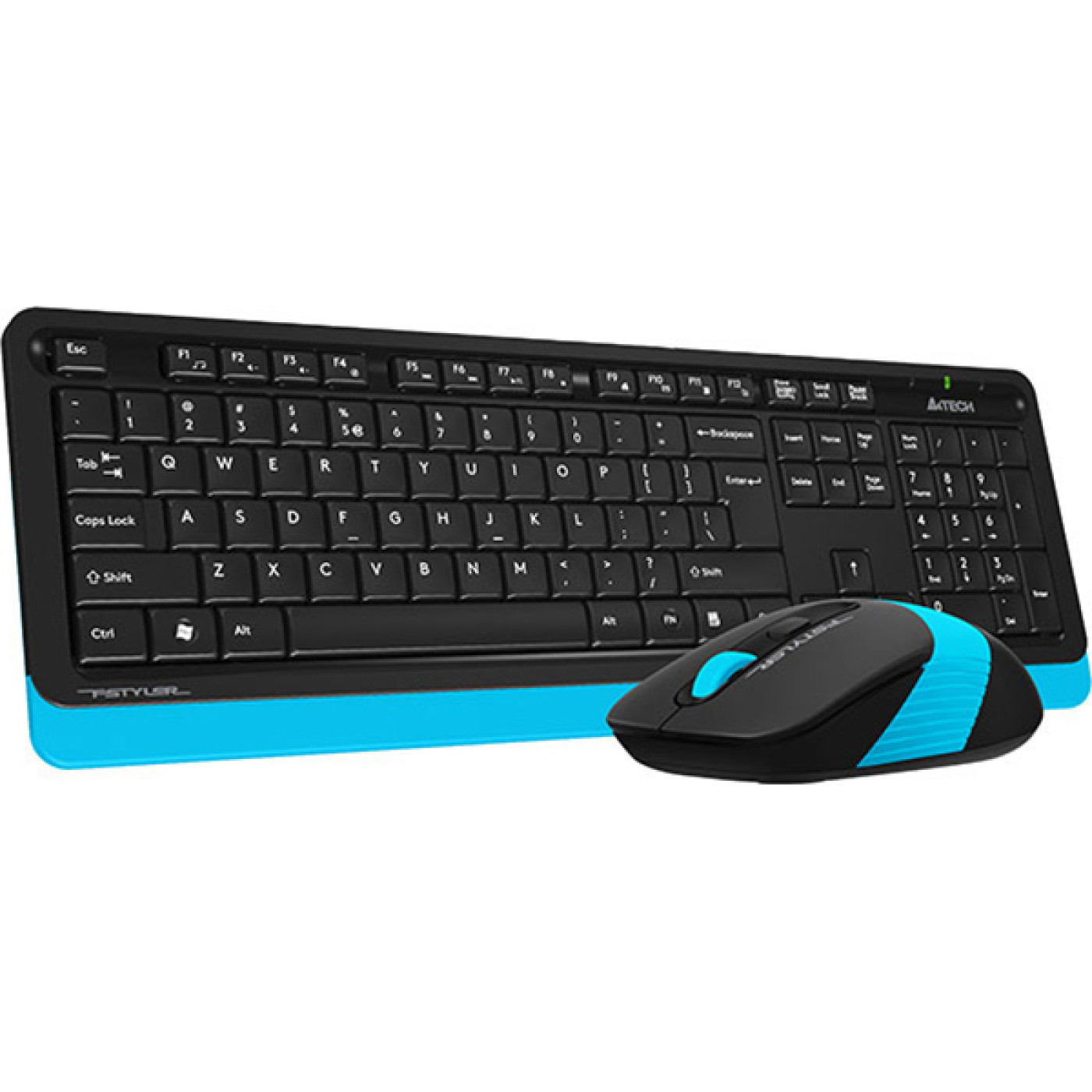 Бездротовий комплект (клавіатура + миша) A4Tech F1110 Fstyler Wireless Black-Blue (FG1010 (Blue))