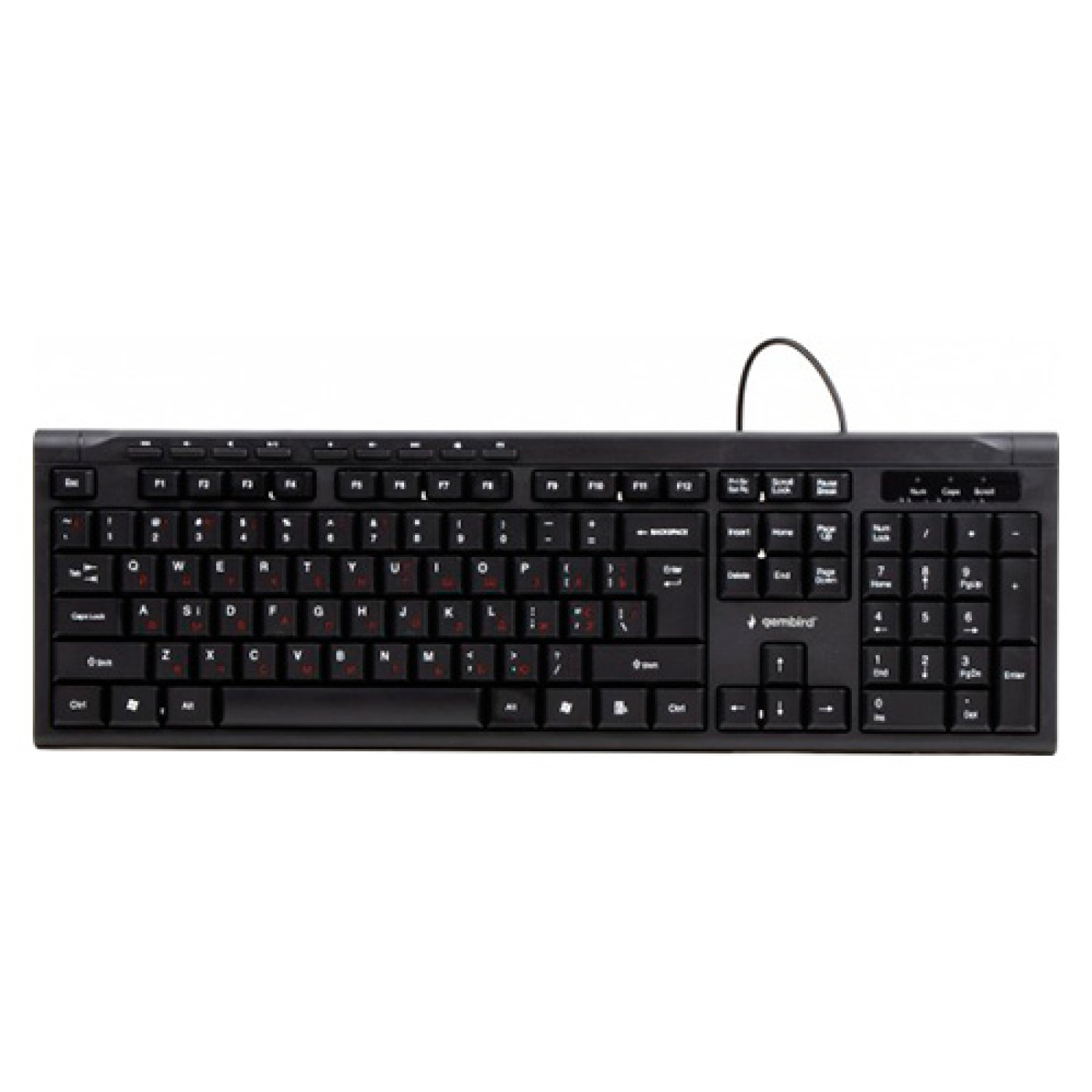 Комплект (клавіатура + миша) Gembird USB Black (KBS-UM-03-UA)