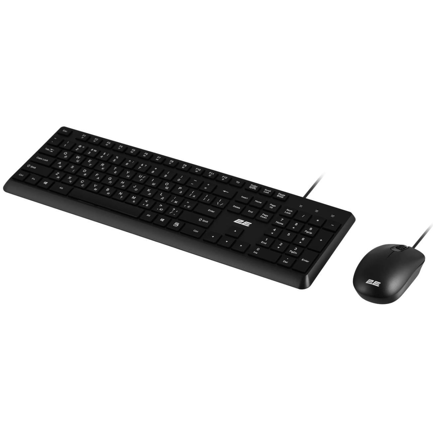 Комплект клавиатура та миша 2E MK405 USB-A, EN/UK, чорний