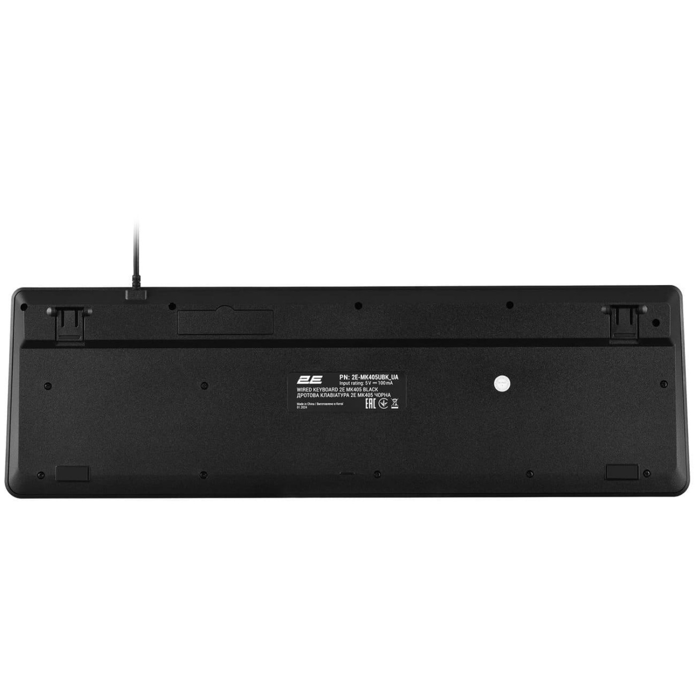 Комплект клавиатура та миша 2E MK405 USB-A, EN/UK, чорний