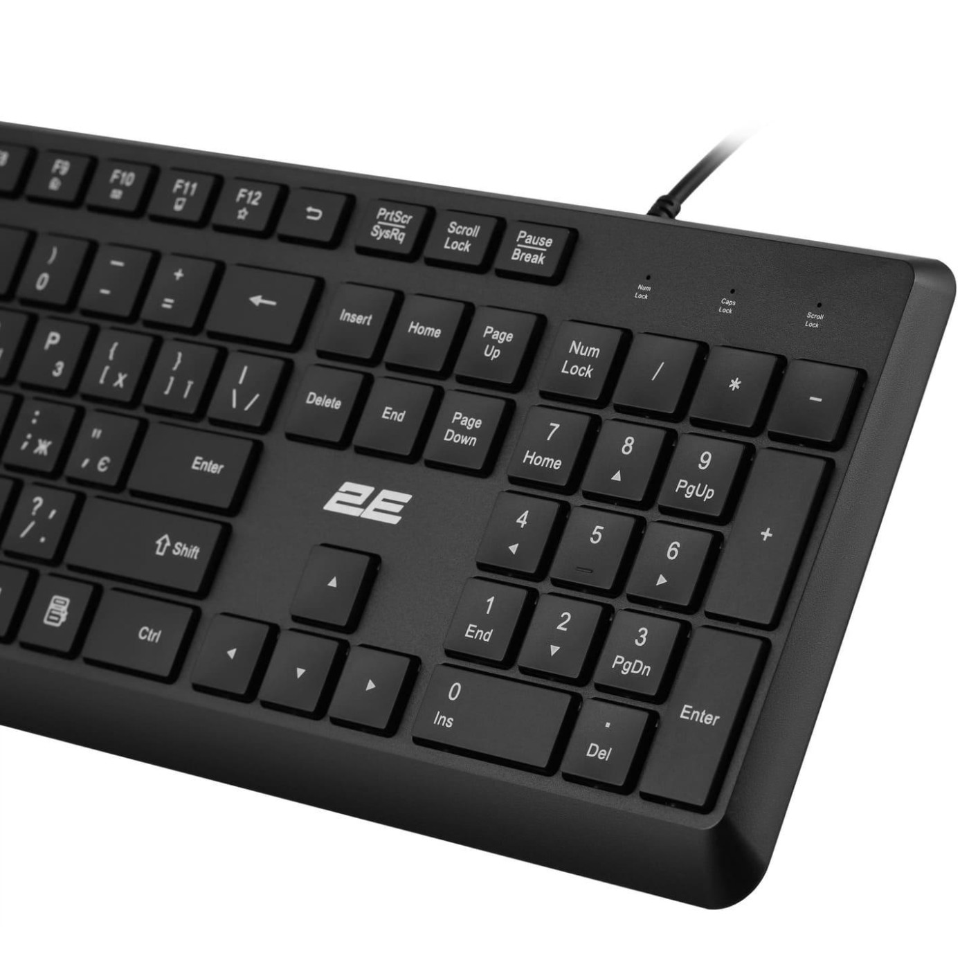 Комплект клавиатура та миша 2E MK405 USB-A, EN/UK, чорний