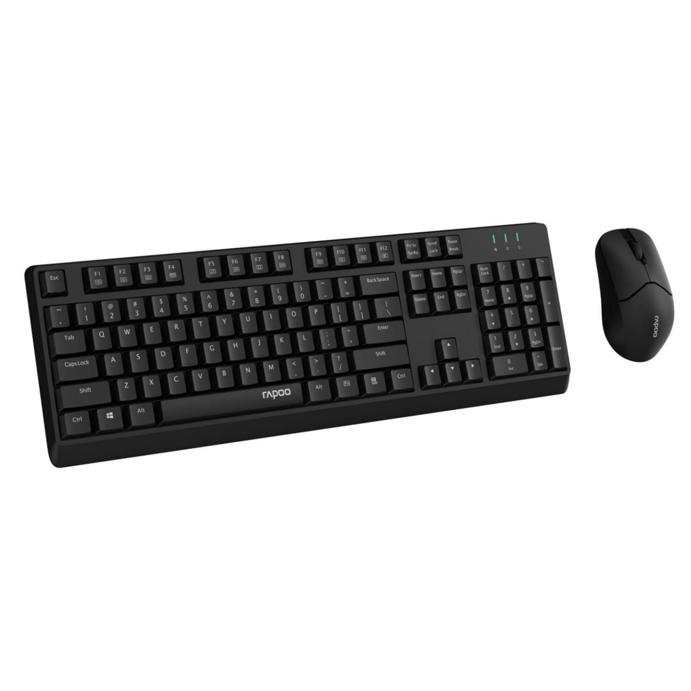 Комплект (Клавіатура та миша) Rapoo X1500 Wireless Black (X1500)