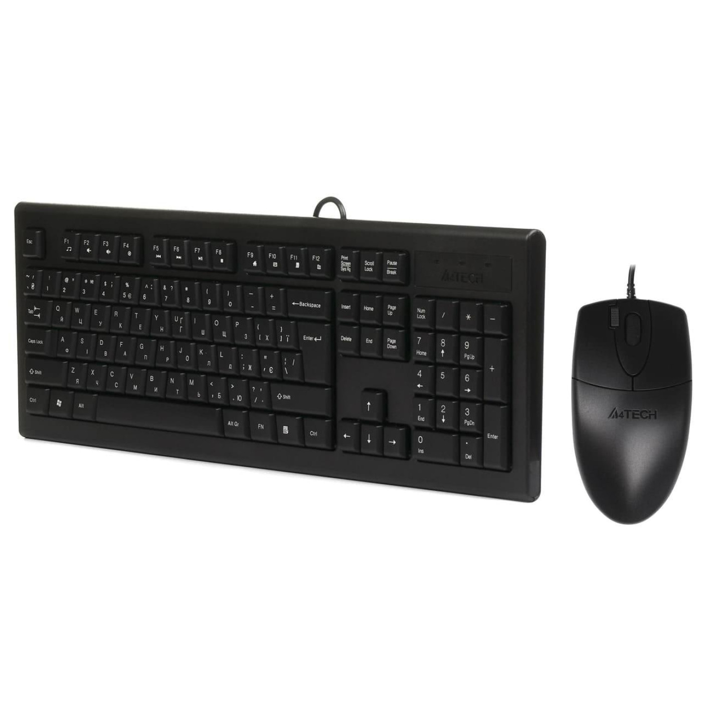Комплект (Клавіатура та миша) A4Tech KRS-8520D USB Black (KRS-8520D Black)