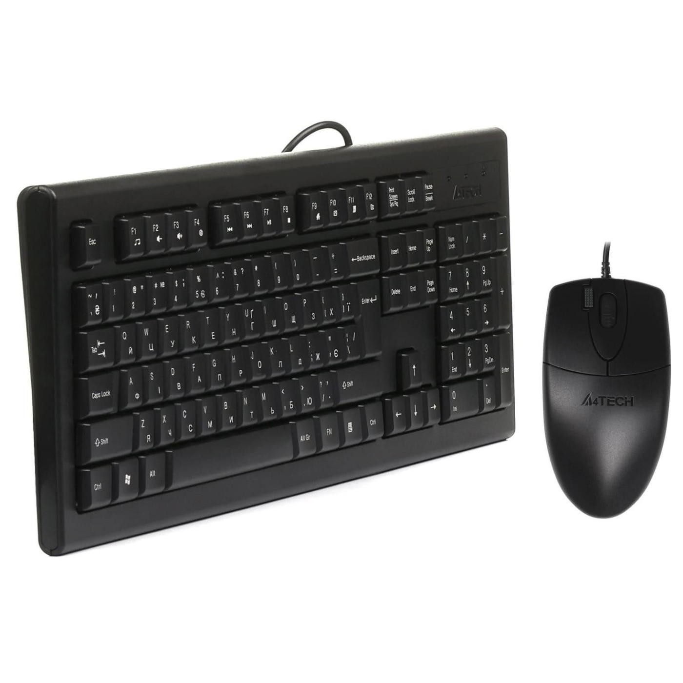 Комплект (Клавіатура та миша) A4Tech KRS-8520D USB Black (KRS-8520D Black)