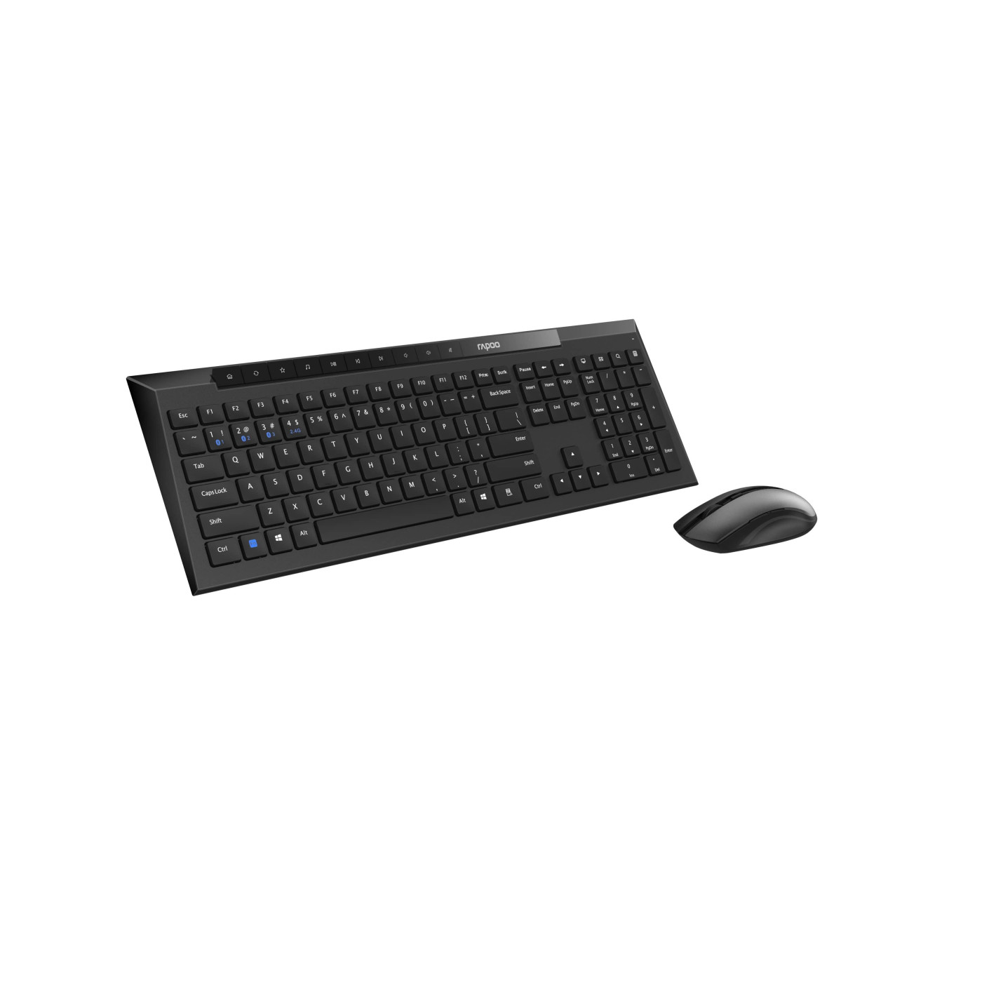 Комплект (клавиатура + мышь) Rapoo 8210M wireless, черный (8210M black)