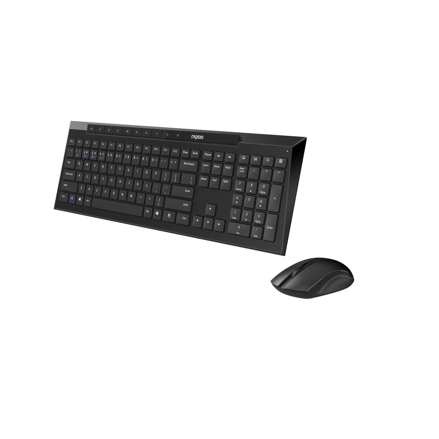 Комплект (клавиатура + мышь) Rapoo 8210M wireless, черный (8210M black)