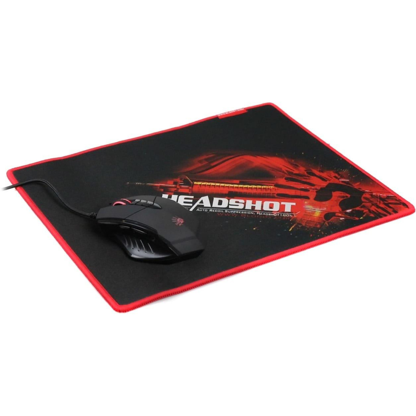 Комплект (мышь + игровая поверхность) A4Tech V7M71 USB Black + Bloody B-071 (V7M71 Bloody)