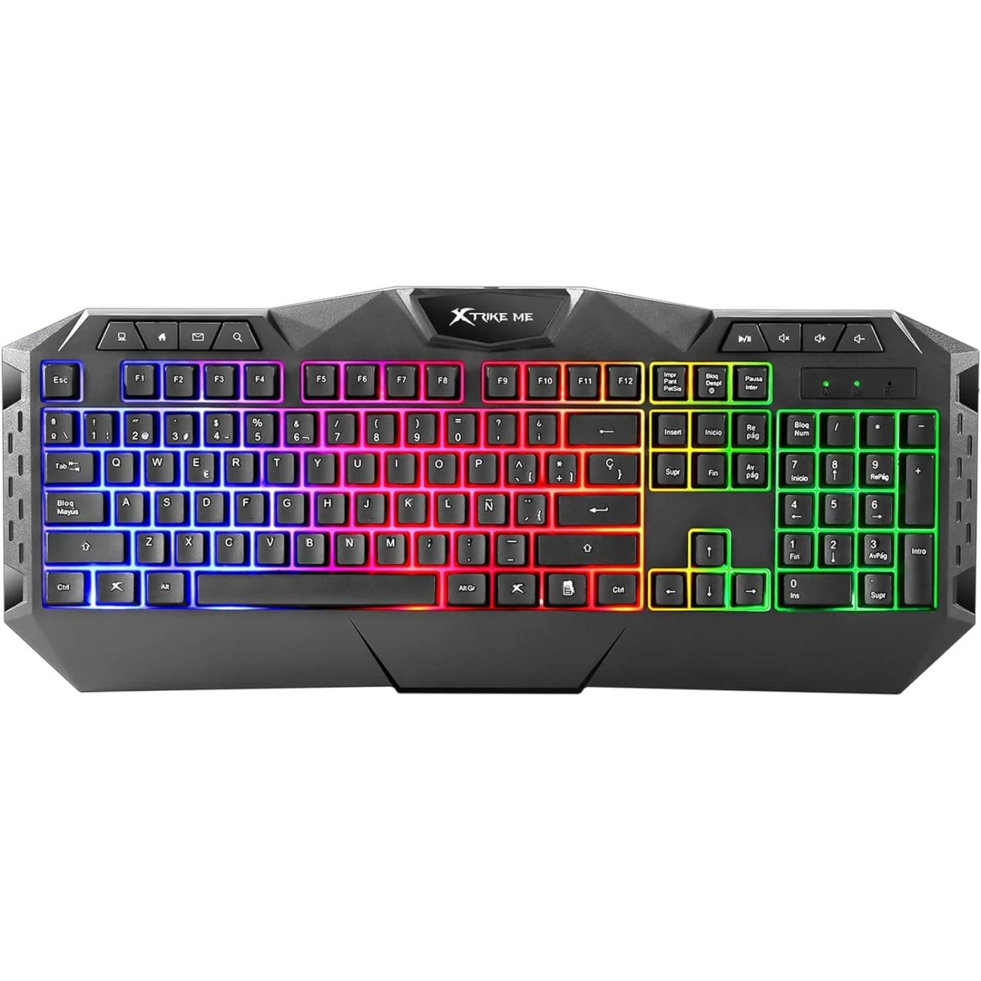 Комплект (Клавиатура, Миша та Килим) XTRIKE ME MK-900 RGB USB (6932391924457) Black