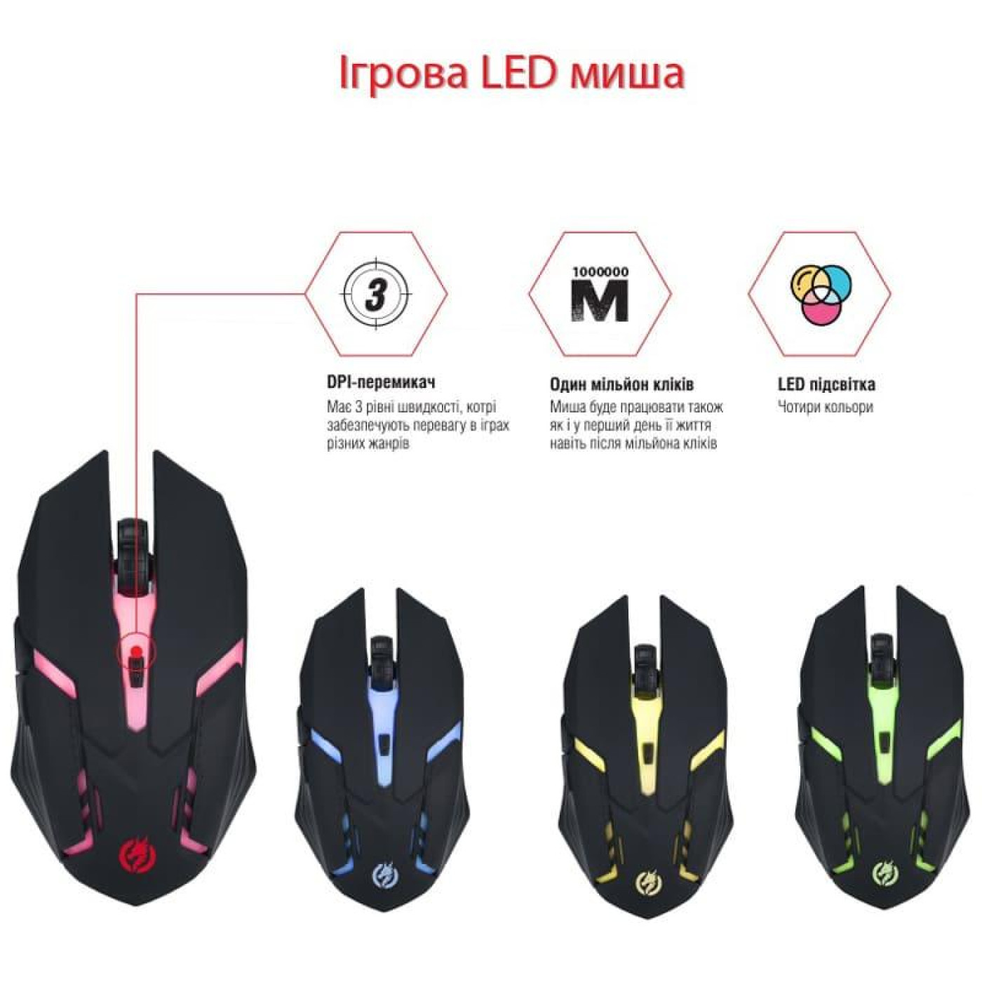 Комплект (клавиатура + мышь) Piko GX100 Black USB + гарнитура, коврик (1283126489792)