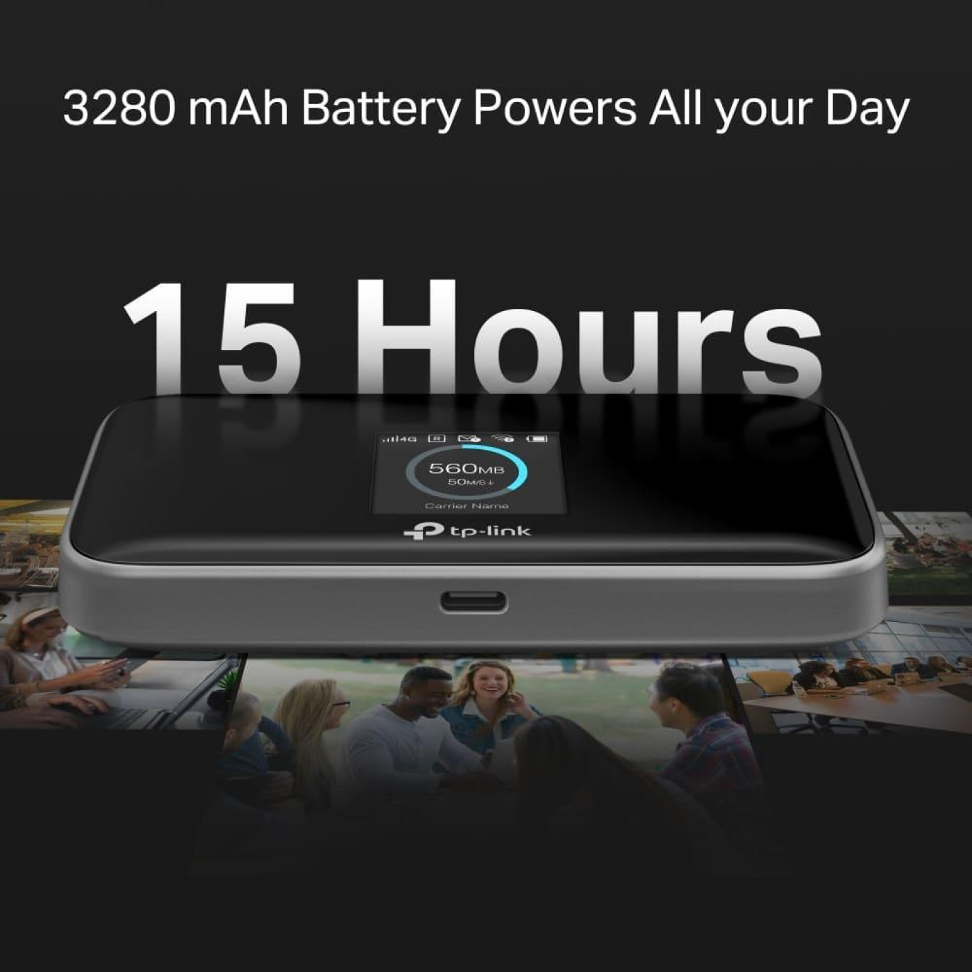 Бездротовий мобильний маршрутизатор TP-Link, M7750   M7750