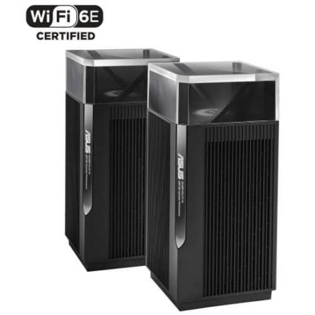MESH-система ASUS mesh ZenWiFi Pro ET12 AXE11000 2Pcs Black 802.11aх (90IG05Z0-MO3A20)