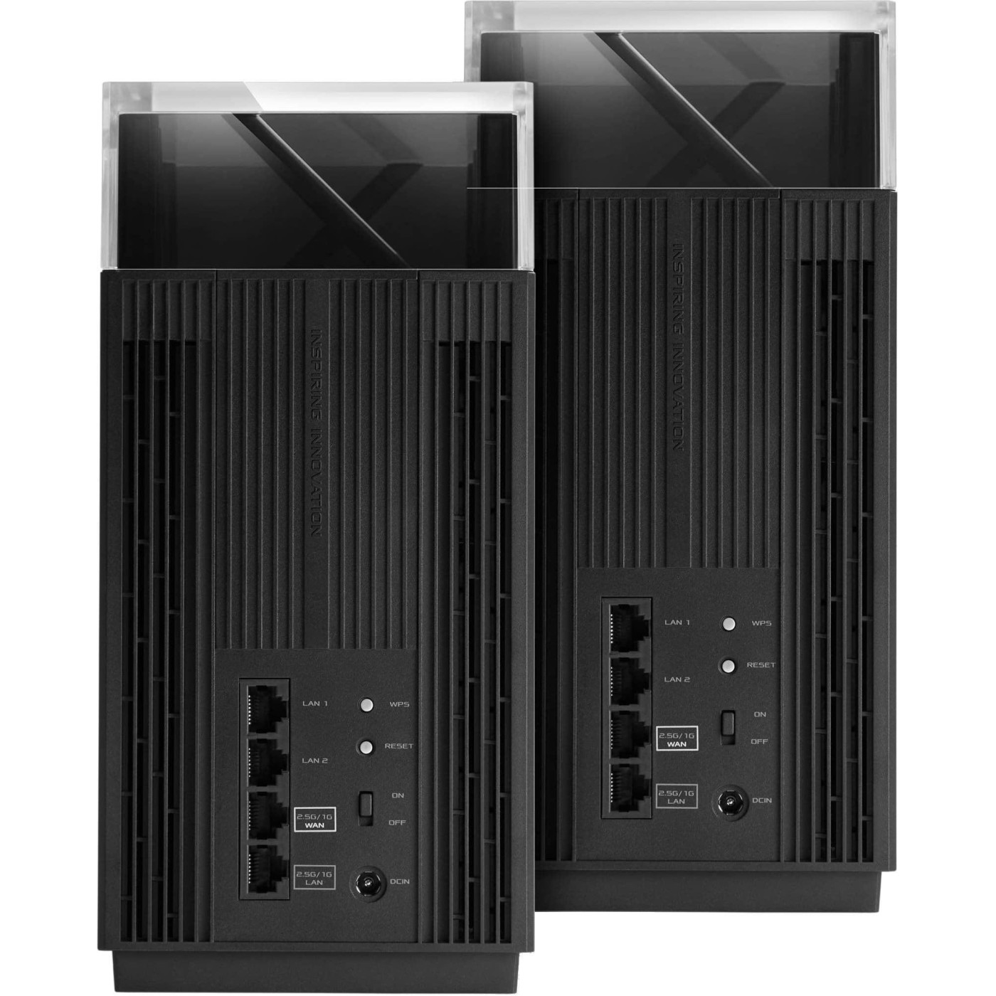 MESH-система ASUS mesh ZenWiFi Pro ET12 AXE11000 2Pcs Black 802.11aх (90IG05Z0-MO3A20)