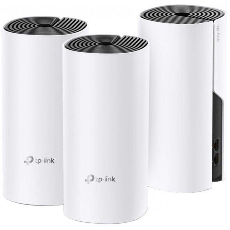 MESH-система TP-Link mesh Deco E4 AC1200 3Pcs White 802.11ac (DECO-E4-3-PACK)