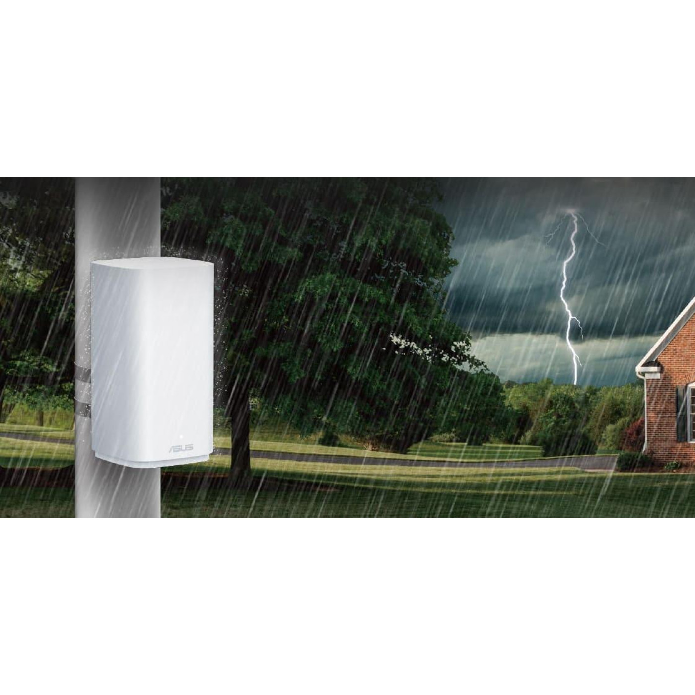 MESH-система ASUS WiFi-Mesh ZenWiFi BD4 Outdoor BE3600, 2x2,5GE WAN/LAN, 1мод, билий (90IG09A0-MO3B60)