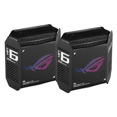 MESH-система ASUS mesh ROG Rapture GT6 AX10000 2Pcs Black 802.11ax (90IG07F0-MU9A20)