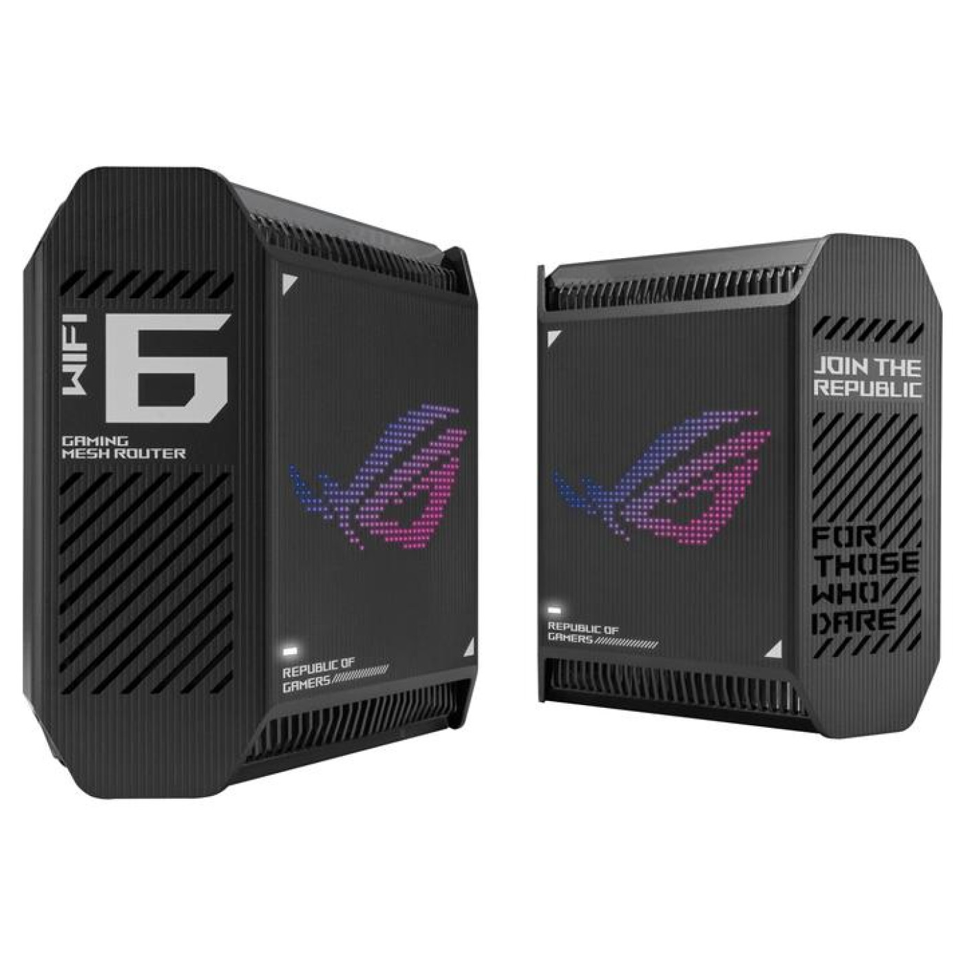MESH-система ASUS mesh ROG Rapture GT6 AX10000 2Pcs Black 802.11ax (90IG07F0-MU9A20)