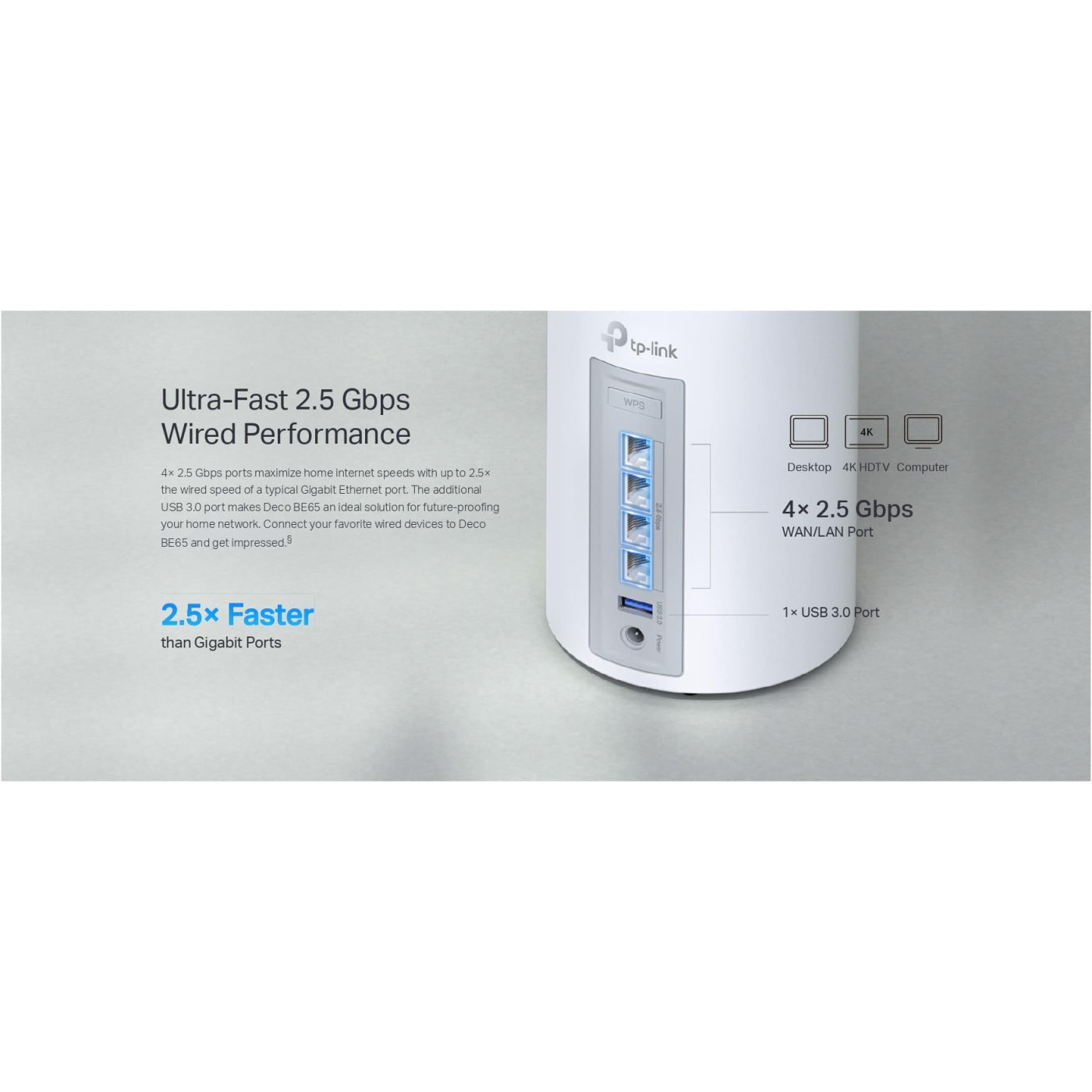 MESH-система TP-Link Mesh-система Deco BE65 2-Pack (DECO-BE65-2-PACK)