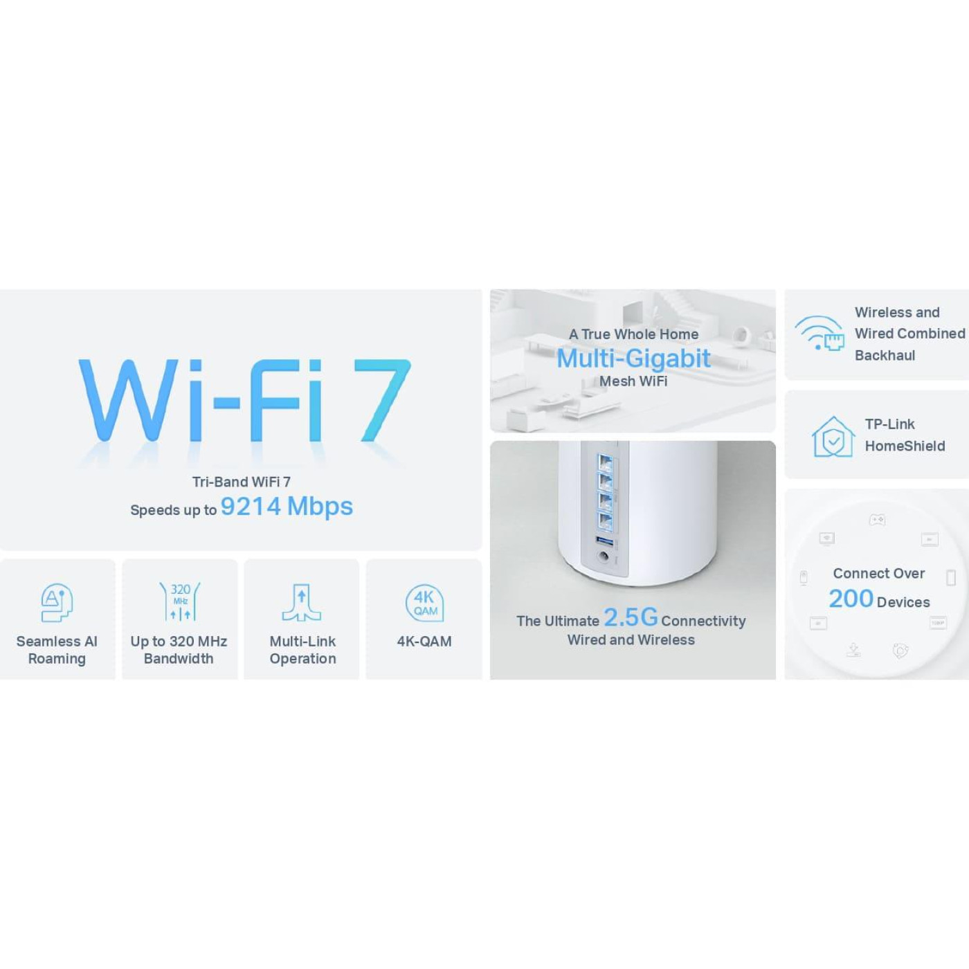 MESH-система TP-Link Mesh-система Deco BE65 2-Pack (DECO-BE65-2-PACK)