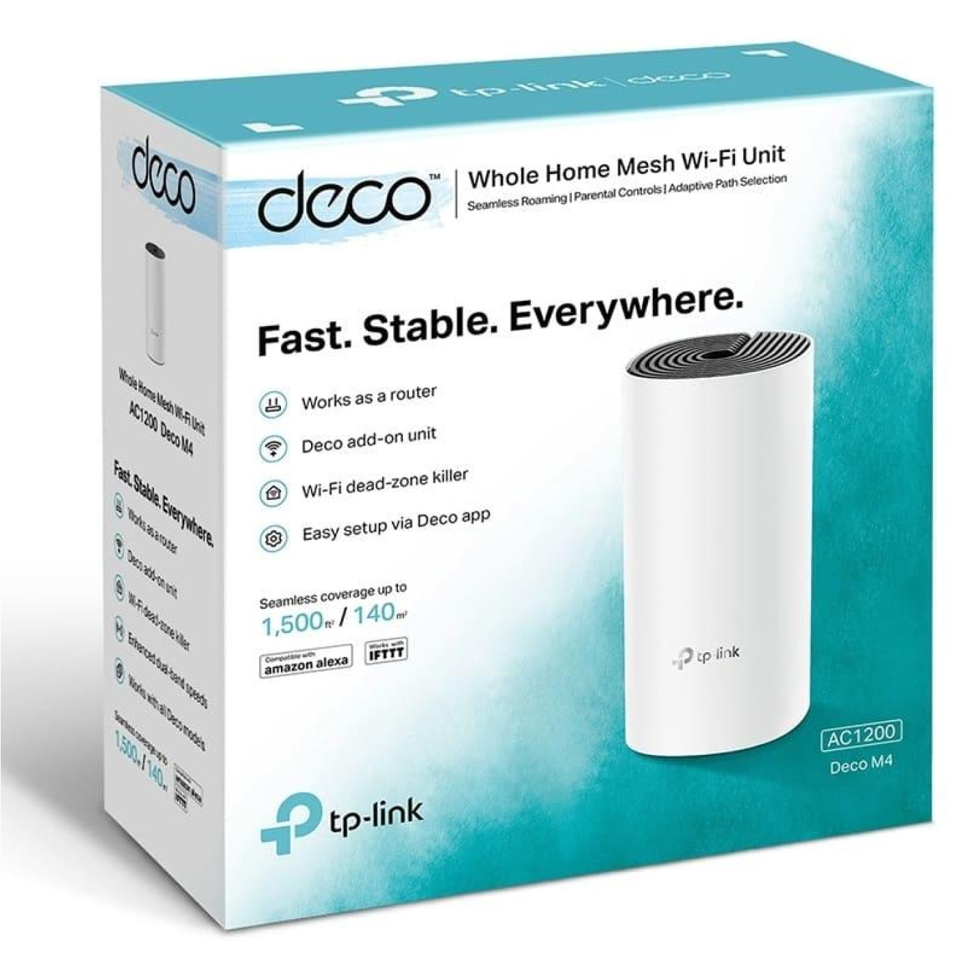 Беспроводная TP-Link mesh Deco M4 AC1200 1Pcs White 802.11ac (Deco M4-1-pack)