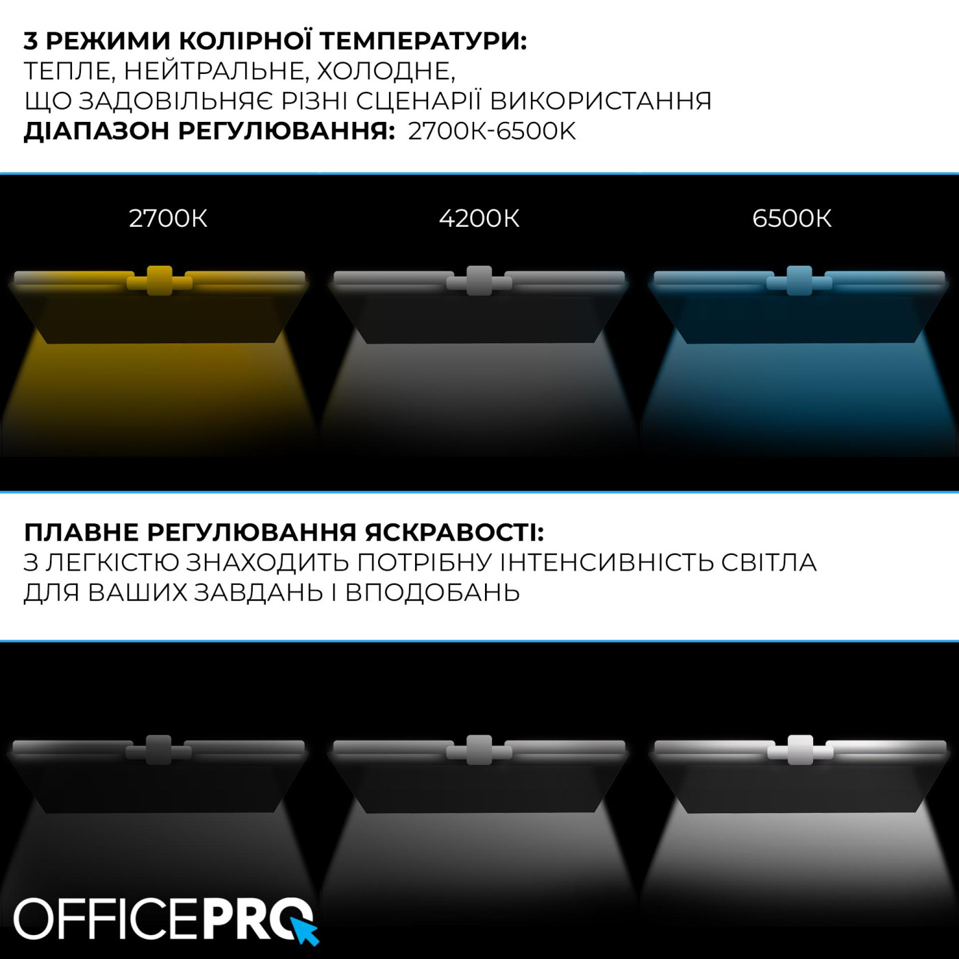 Лампа на монітор (Скрінбар) OfficePro SL210W (SL210W)