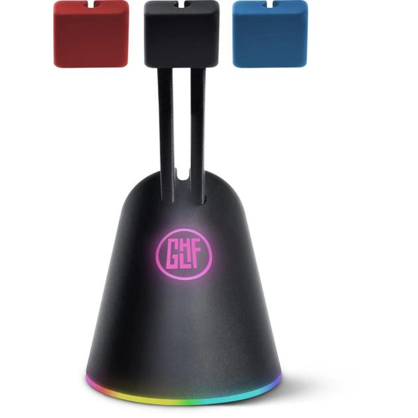 Тримач для кабелю GLHF Citadel Colorful 3 clips, RGB (FGLMB22BKCTDLRGB3)