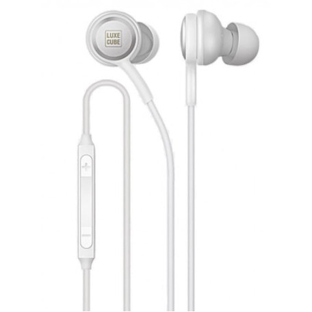 Блютуз-гарнитура Luxe Cube HiRez Audio White (7775557575655)