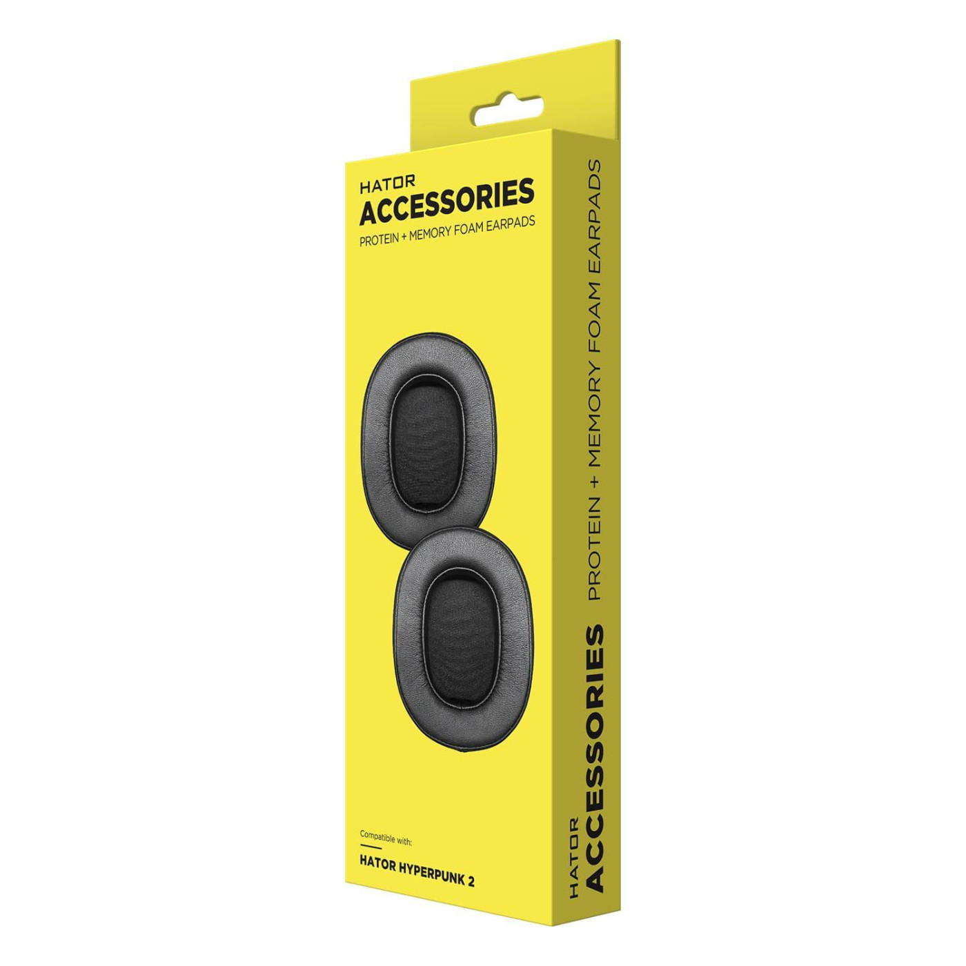 Амбушюры для наушников HATOR Protein+Memory Foam до Hyperpunk 2 (HTA-815-819/845-849/855-859) Black 2шт. (ACC-111)